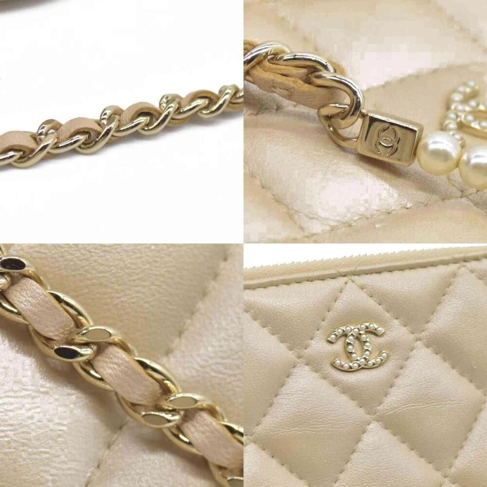 Chanel Canvas Small Rectangular Leather Chain Clu… - image 5